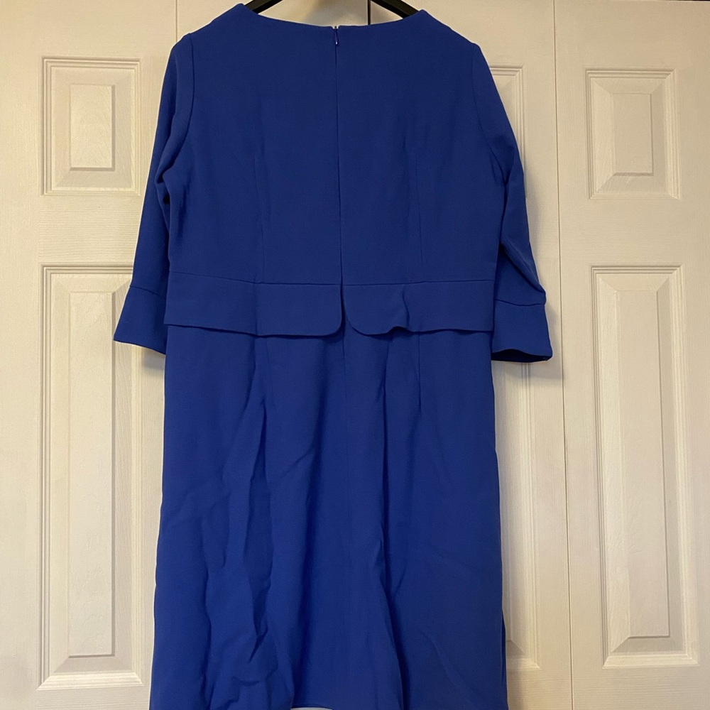 Seraphine’s Royal Blue Tailored Maternity Dress - Picture 11 of 13